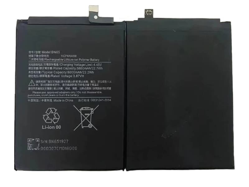 XIAOMI BN65 Batteria 