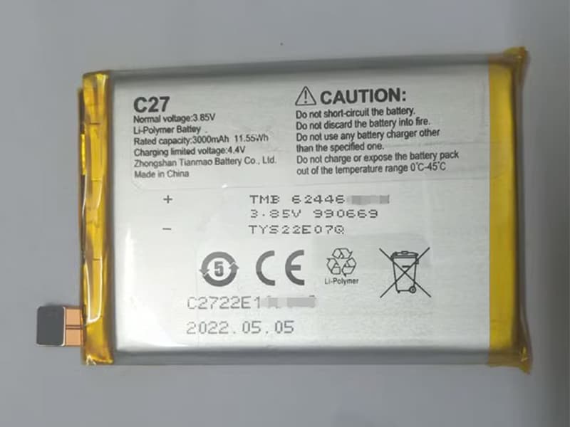 CUBOT C27 Batteria 